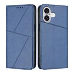 For iPhone 17 Strong Magnetic Frosted Flip Leather Phone Case(Royal Blue)