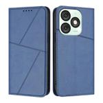 For Itel A50 Strong Magnetic Frosted Flip Leather Phone Case(Royal Blue)