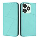 For Itel A50 Strong Magnetic Frosted Flip Leather Phone Case(Light Blue)