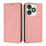 For Itel A50 Strong Magnetic Frosted Flip Leather Phone Case(Pink)