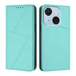 For Itel A50C Strong Magnetic Frosted Flip Leather Phone Case(Light Blue)