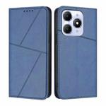 For itel A90 Strong Magnetic Frosted Flip Leather Phone Case(Royal Blue)