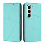 For itel A95 Strong Magnetic Frosted Flip Leather Phone Case(Light Blue)