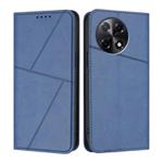 For Tecno Camon 30S Strong Magnetic Frosted Flip Leather Phone Case(Royal Blue)