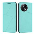 For Tecno Camon 30S Strong Magnetic Frosted Flip Leather Phone Case(Light Blue)