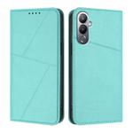 For Tecno Pova 4 Strong Magnetic Frosted Flip Leather Phone Case(Light Blue)