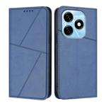 For Tecno Spark 20 / Spark 20C / Pop 8 Strong Magnetic Frosted Flip Leather Phone Case(Royal Blue)
