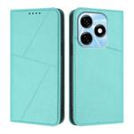 For Tecno Spark 20 / Spark 20C / Pop 8 Strong Magnetic Frosted Flip Leather Phone Case(Light Blue)