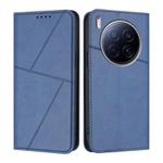For Tecno Camon 40 Premier Strong Magnetic Frosted Flip Leather Phone Case(Royal Blue)