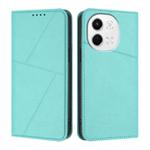 For Tecno Pova 6 Neo 5G / Spark 30 5G Strong Magnetic Frosted Flip Leather Phone Case(Light Blue)