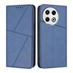 For Tecno Spark 30 Pro Strong Magnetic Frosted Flip Leather Phone Case(Royal Blue)