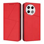 For Tecno Spark 30 Pro Strong Magnetic Frosted Flip Leather Phone Case(Red)