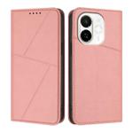 For Tecno Spark 30C 5G / Pop 9 5G Strong Magnetic Frosted Flip Leather Phone Case(Pink)