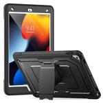 For iPad 10.2 2021 / 2020 / 10.5 2019 Honeycomb Stand TPE Hydric PC Tablet Case(Black)
