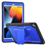 For iPad 10.2 2021 / 2020 / 10.5 2019 Honeycomb Stand TPE Hydric PC Tablet Case(Blue)