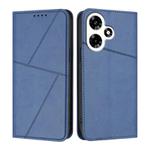 For Infinix Hot 30 Strong Magnetic Frosted Flip Leather Phone Case(Royal Blue)