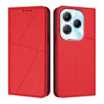 For Infinix Hot 40 / Hot 40 Pro Strong Magnetic Frosted Flip Leather Phone Case(Red)