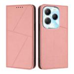 For Infinix Hot 40 / Hot 40 Pro Strong Magnetic Frosted Flip Leather Phone Case(Pink)
