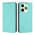 For Infinix Hot 40i Strong Magnetic Frosted Flip Leather Phone Case(Light Blue)