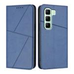 For Infinix Hot 50 5G Strong Magnetic Frosted Flip Leather Phone Case(Royal Blue)