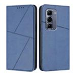 For Infinix Hot 50 Pro 4G Strong Magnetic Frosted Flip Leather Phone Case(Royal Blue)