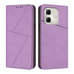 For Infinix Hot 50i / Smart 9 Strong Magnetic Frosted Flip Leather Phone Case(Light Purple)