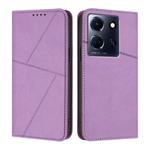 For Infinix Note 30 5G Strong Magnetic Frosted Flip Leather Phone Case(Light Purple)