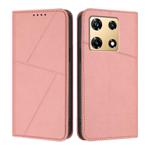 For Infinix Note 30 Pro Strong Magnetic Frosted Flip Leather Phone Case(Pink)