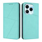 For Infinix Note 40X 5G Strong Magnetic Frosted Flip Leather Phone Case(Light Blue)