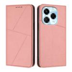 For Infinix Note 40X 5G Strong Magnetic Frosted Flip Leather Phone Case(Pink)