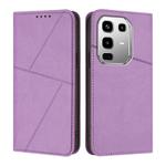 For Infinix Note 50 4G / Note 50 Pro 4G Strong Magnetic Frosted Flip Leather Phone Case(Light Purple)