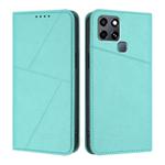 For Infinix Smart 6 HD Strong Magnetic Frosted Flip Leather Phone Case(Light Blue)