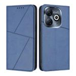For Infinix Smart 8 / 8 Plus / 8 Pro Strong Magnetic Frosted Flip Leather Phone Case(Royal Blue)