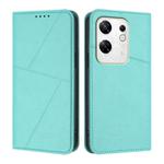 For Infinix Zero 30 4G Strong Magnetic Frosted Flip Leather Phone Case(Light Blue)