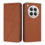 For Infinix Zero 40 4G / Zero 40 5G Strong Magnetic Frosted Flip Leather Phone Case(Coffee Color)