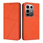 For Infinix Note 50 Pro+ Strong Magnetic Frosted Flip Leather Phone Case(Orange)