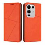 For Infinix Note 50s Strong Magnetic Frosted Flip Leather Phone Case(Orange)