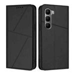 For Infinix Hot 60 4G / Hot 60i 4G Strong Magnetic Frosted Flip Leather Phone Case(Black)