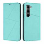 For Infinix Hot 60 4G / Hot 60i 4G Strong Magnetic Frosted Flip Leather Phone Case(Light Blue)