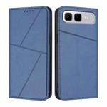 For Infinix Smart 10 Plus 4G Strong Magnetic Frosted Flip Leather Phone Case(Royal Blue)