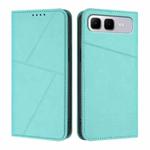 For Infinix Smart 10 Plus 4G Strong Magnetic Frosted Flip Leather Phone Case(Light Blue)