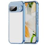 For Google Pixel 9 PC Hybrid TPU Airbag Shockproof Phone Case(Transparent Blue)
