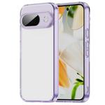 For Google Pixel 9 PC Hybrid TPU Airbag Shockproof Phone Case(Transparent Purple)