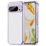 For Google Pixel 9 Pro PC Hybrid TPU Airbag Shockproof Phone Case(Transparent Purple)