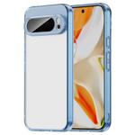 For Google Pixel 9 Pro XL PC Hybrid TPU Airbag Shockproof Phone Case(Transparent Blue)