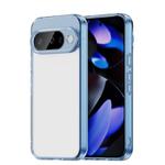 For Google Pixel 10 PC Hybrid TPU Airbag Shockproof Phone Case(Transparent Blue)