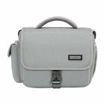 CADeN D27-1 Portable Digital Camera Bag with Strap, Size:26 x 21 x 15cm Grey