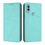 For Kyocera Android One S9 Strong Magnetic Frosted Flip Leather Phone Case(Light Blue)