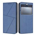 For Kyocera Basio 3 Strong Magnetic Frosted Flip Leather Phone Case(Royal Blue)