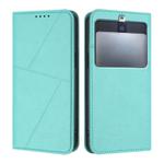 For Kyocera Basio 3 Strong Magnetic Frosted Flip Leather Phone Case(Light Blue)